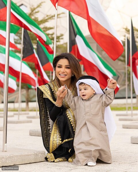نهى نبيل خلال الاحتفال بالعيد الوطني الكويتي.jpeg